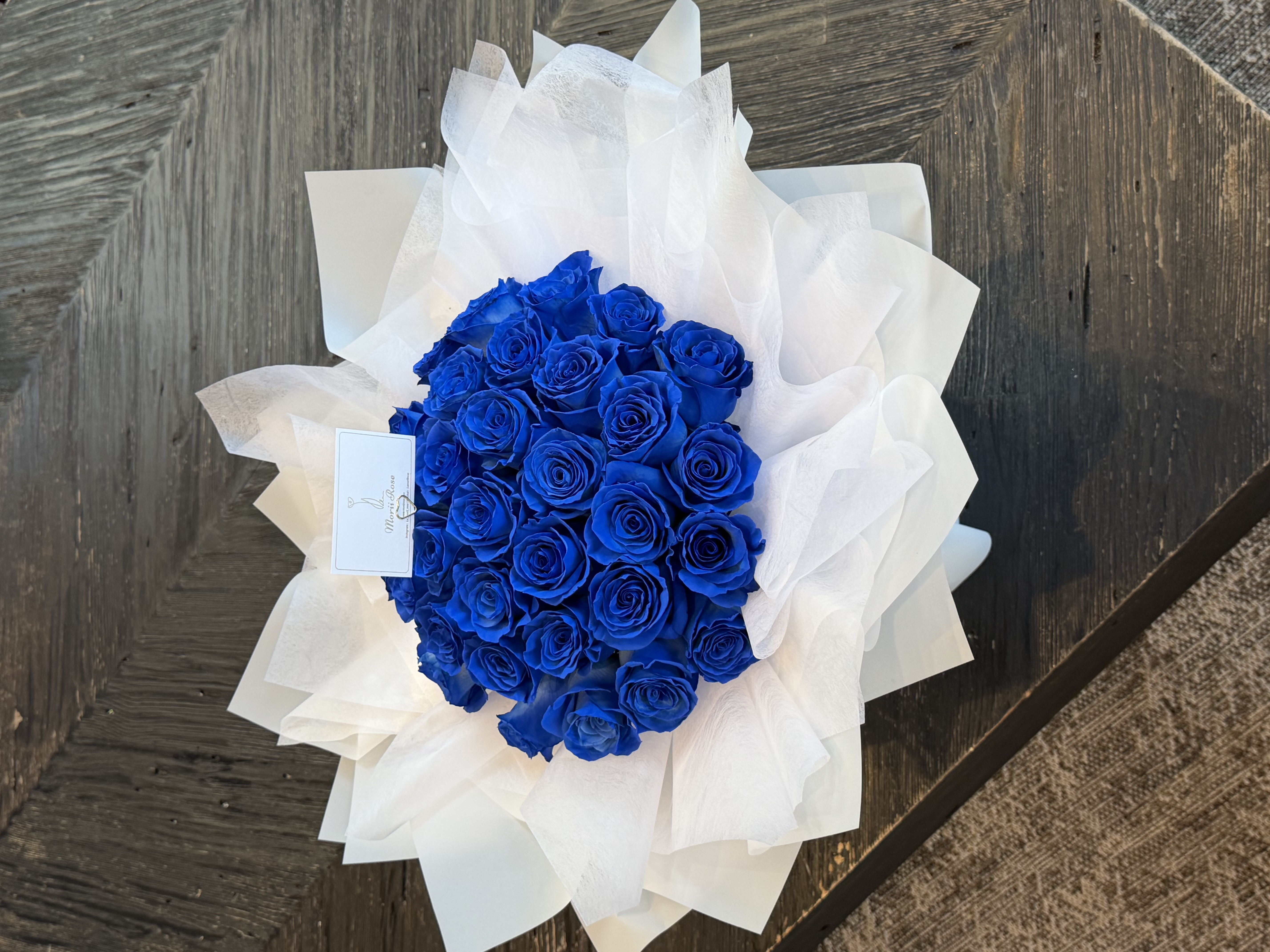 25 Klein Blue Roses