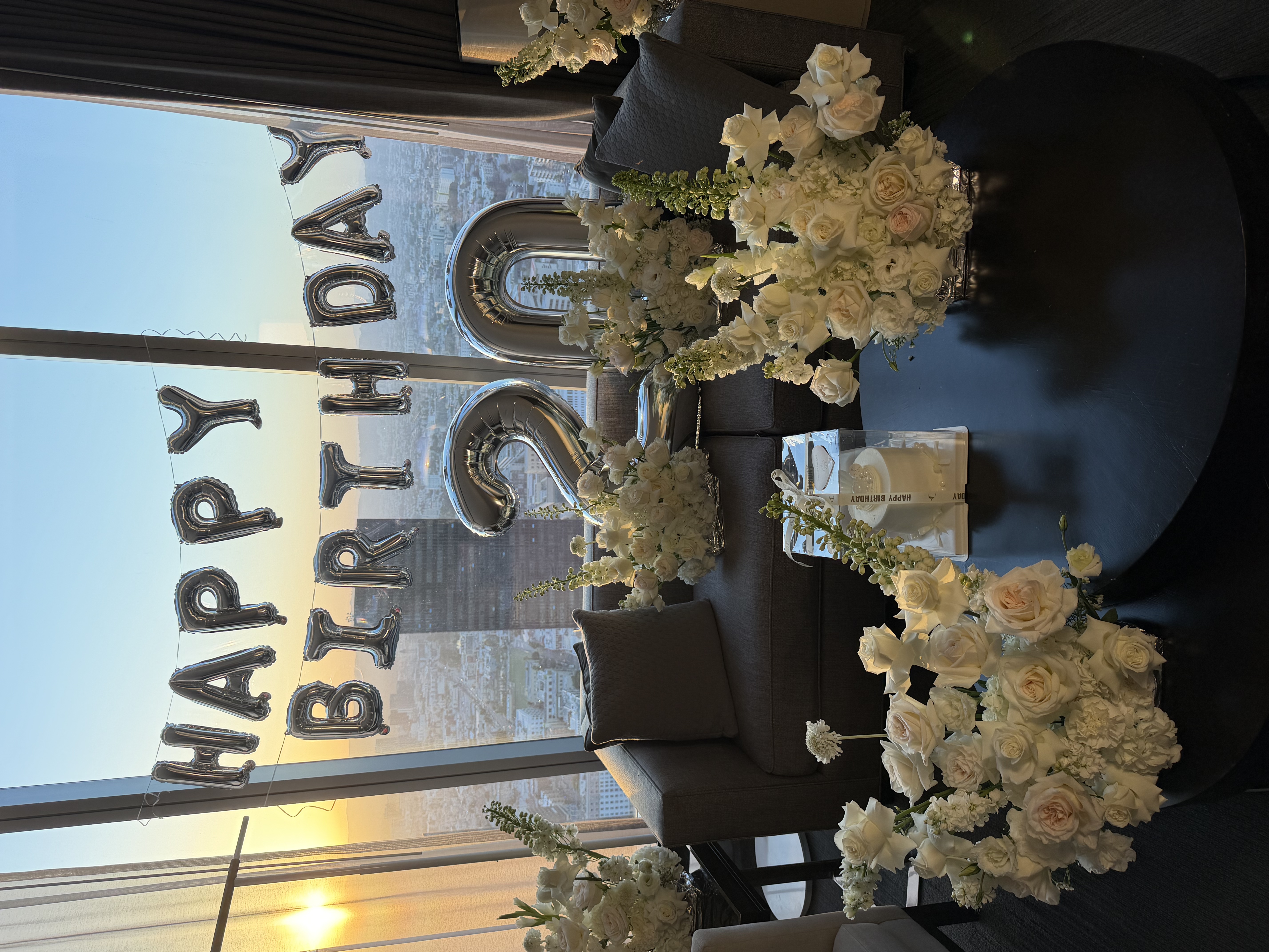 All-White Affair at Sunset