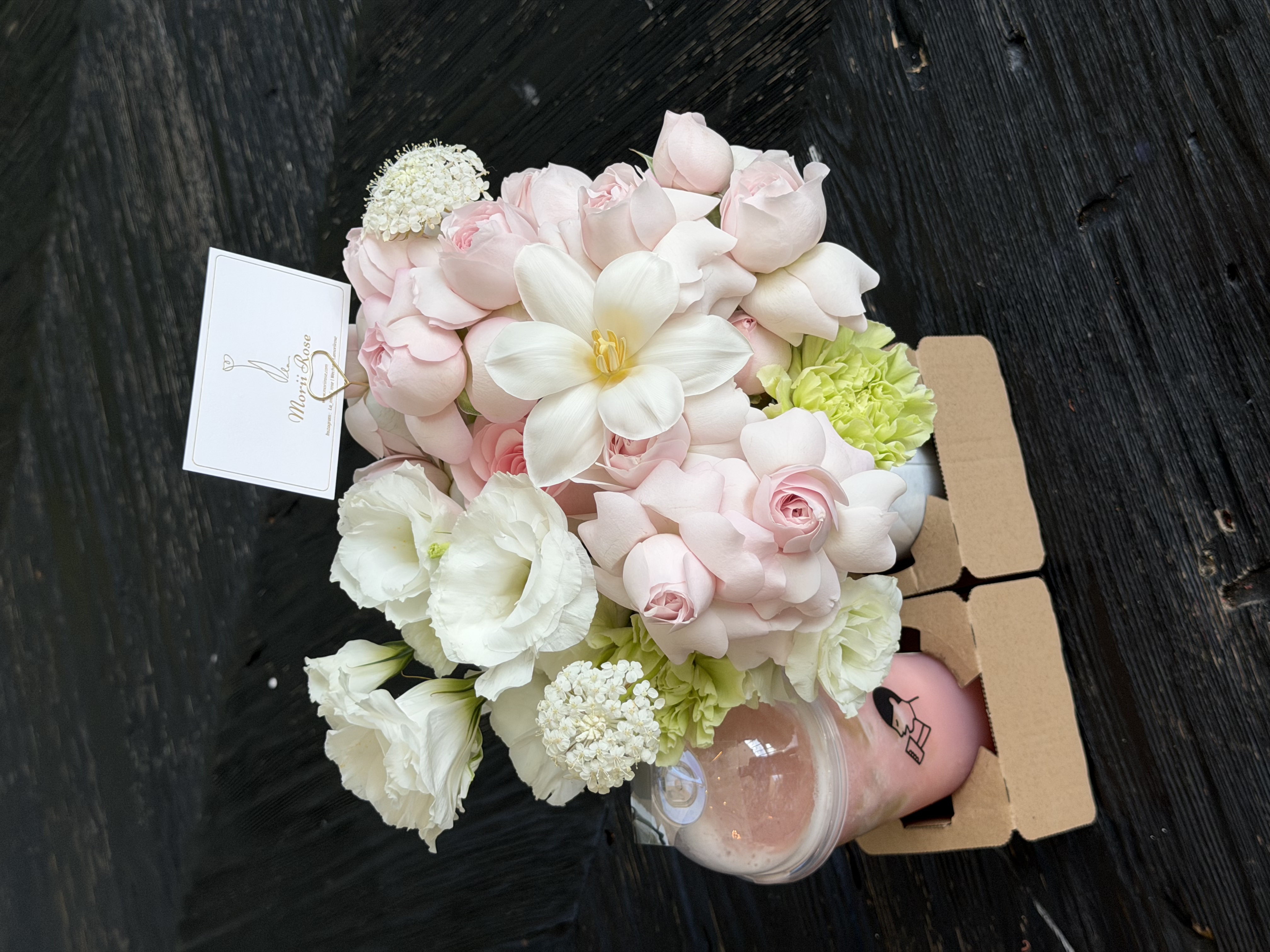 First Sip of Fall Pink Bouquet