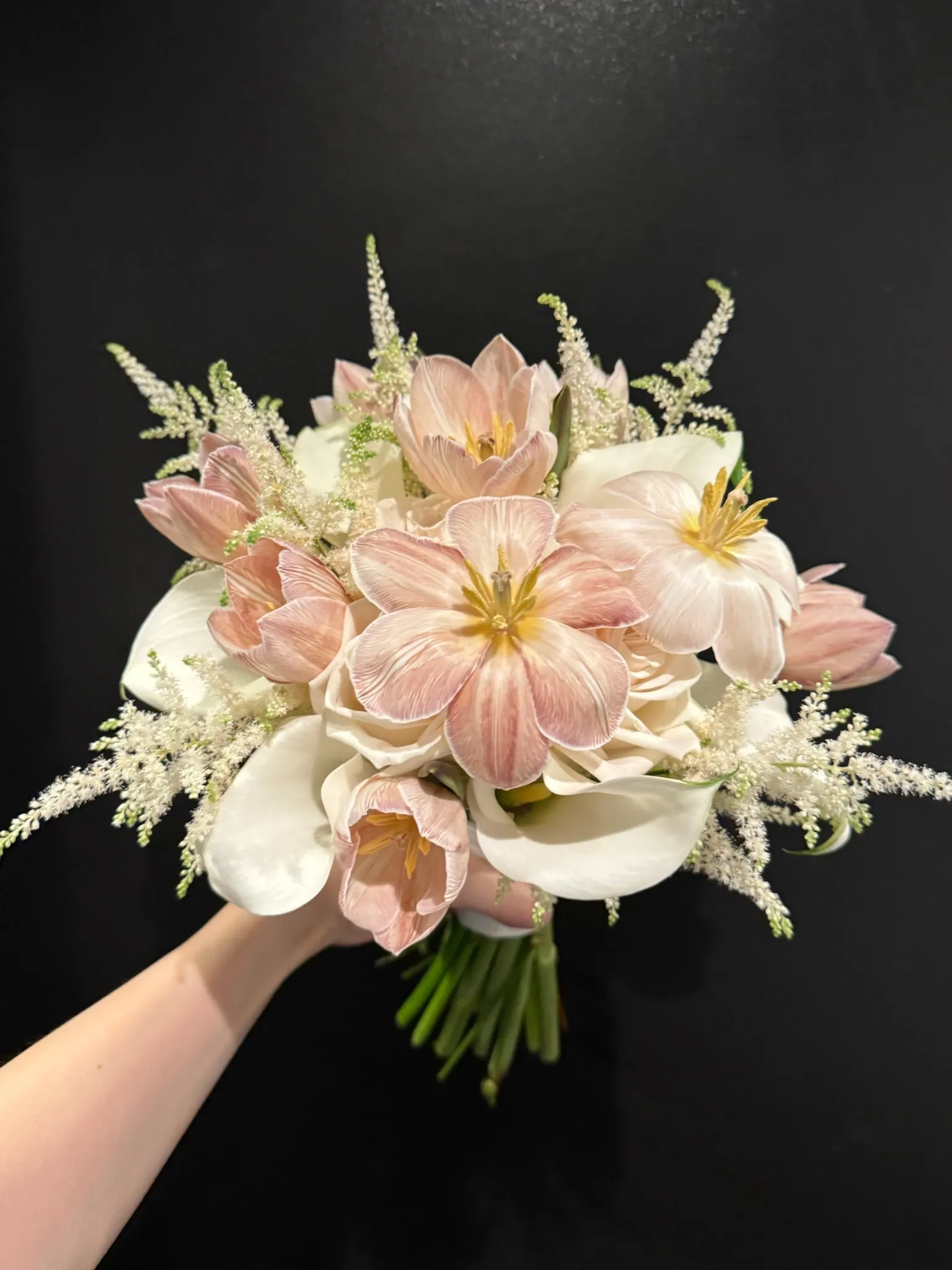 Brownie Pigmented tulip bouquet