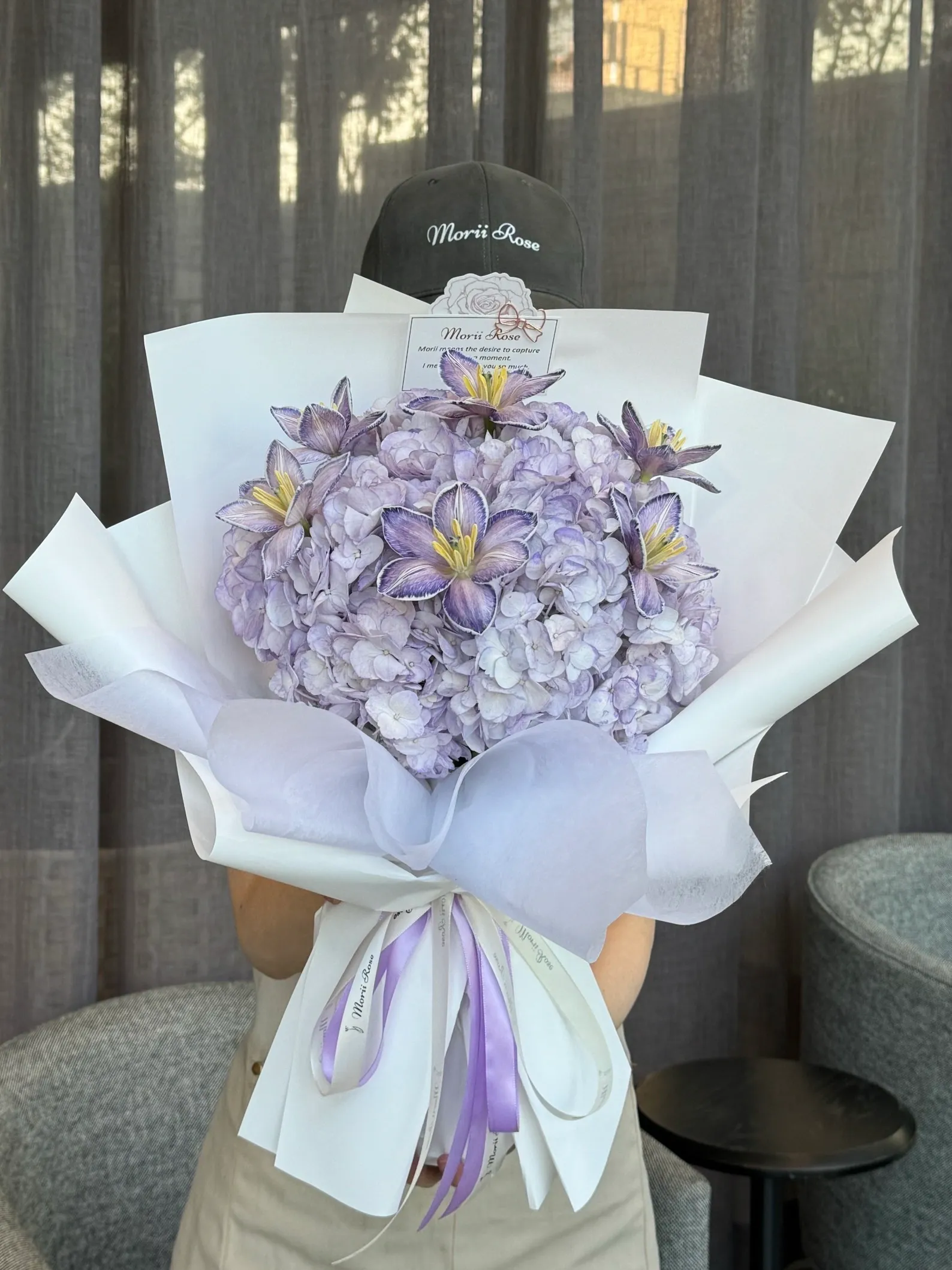 Vienna Blue-Purple Tulip&Hydrangea