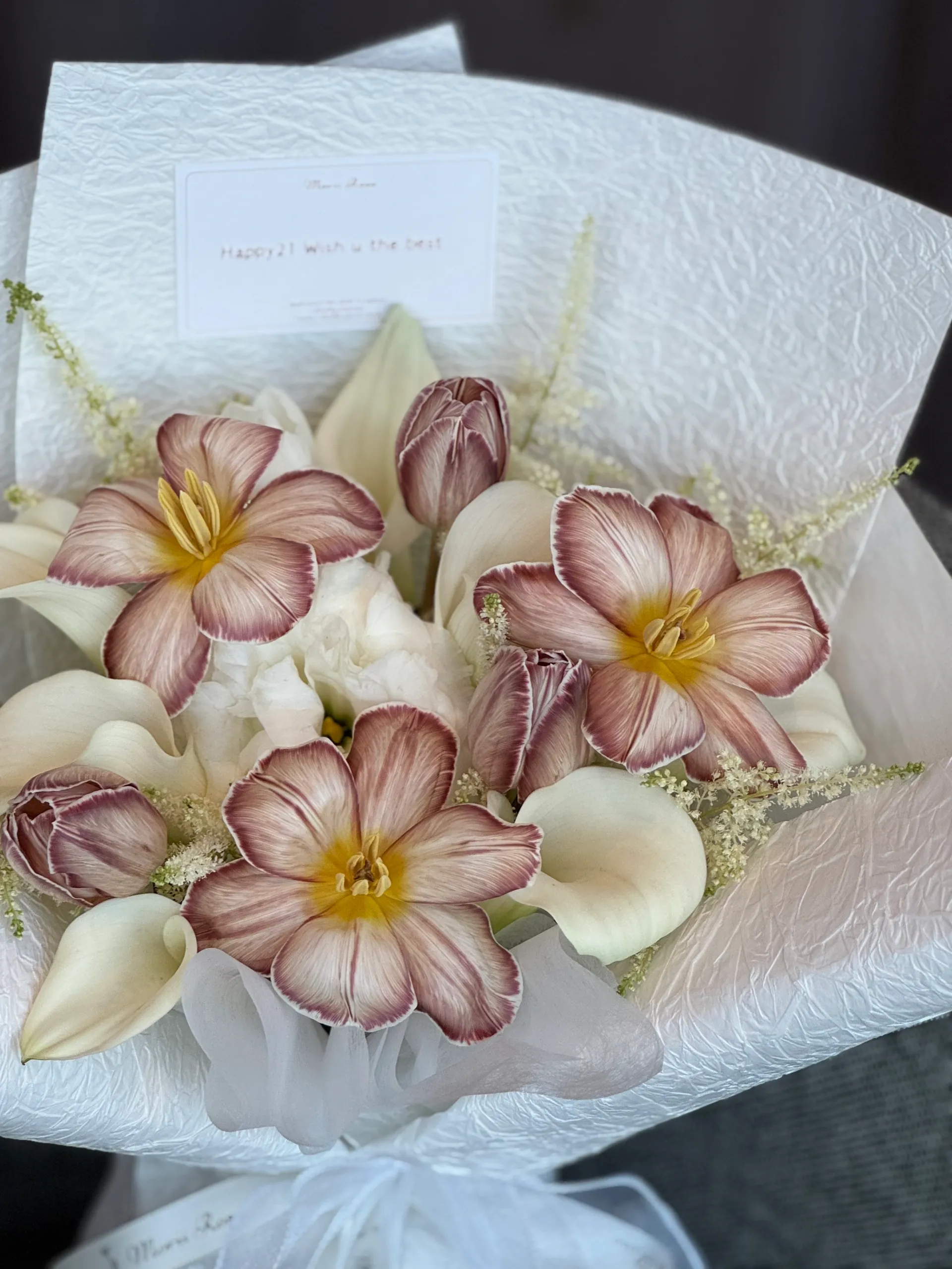 Brownie Color Palette Bridal Bouquet