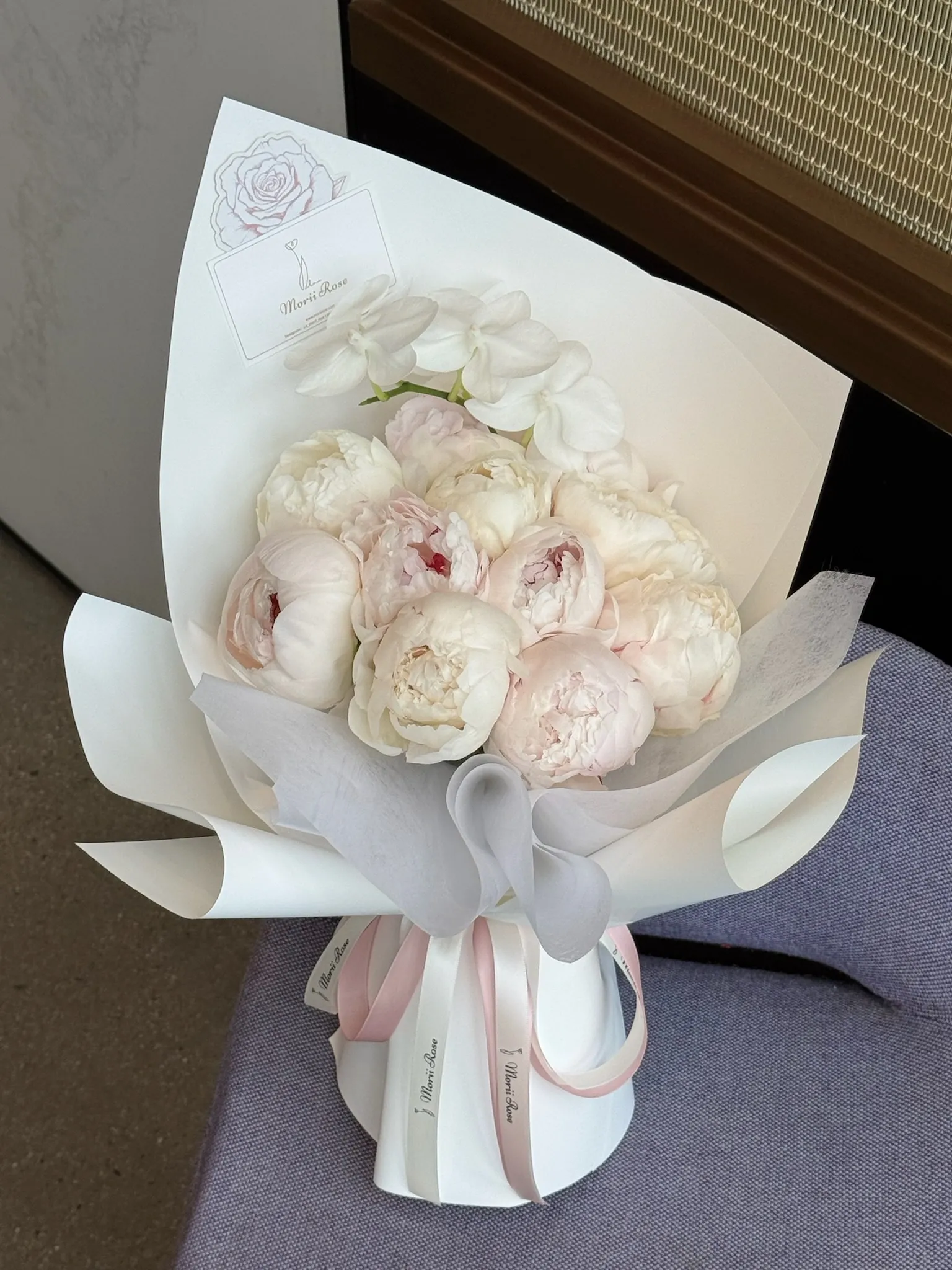 PEONY & PHALAENOPSIS ORCHID