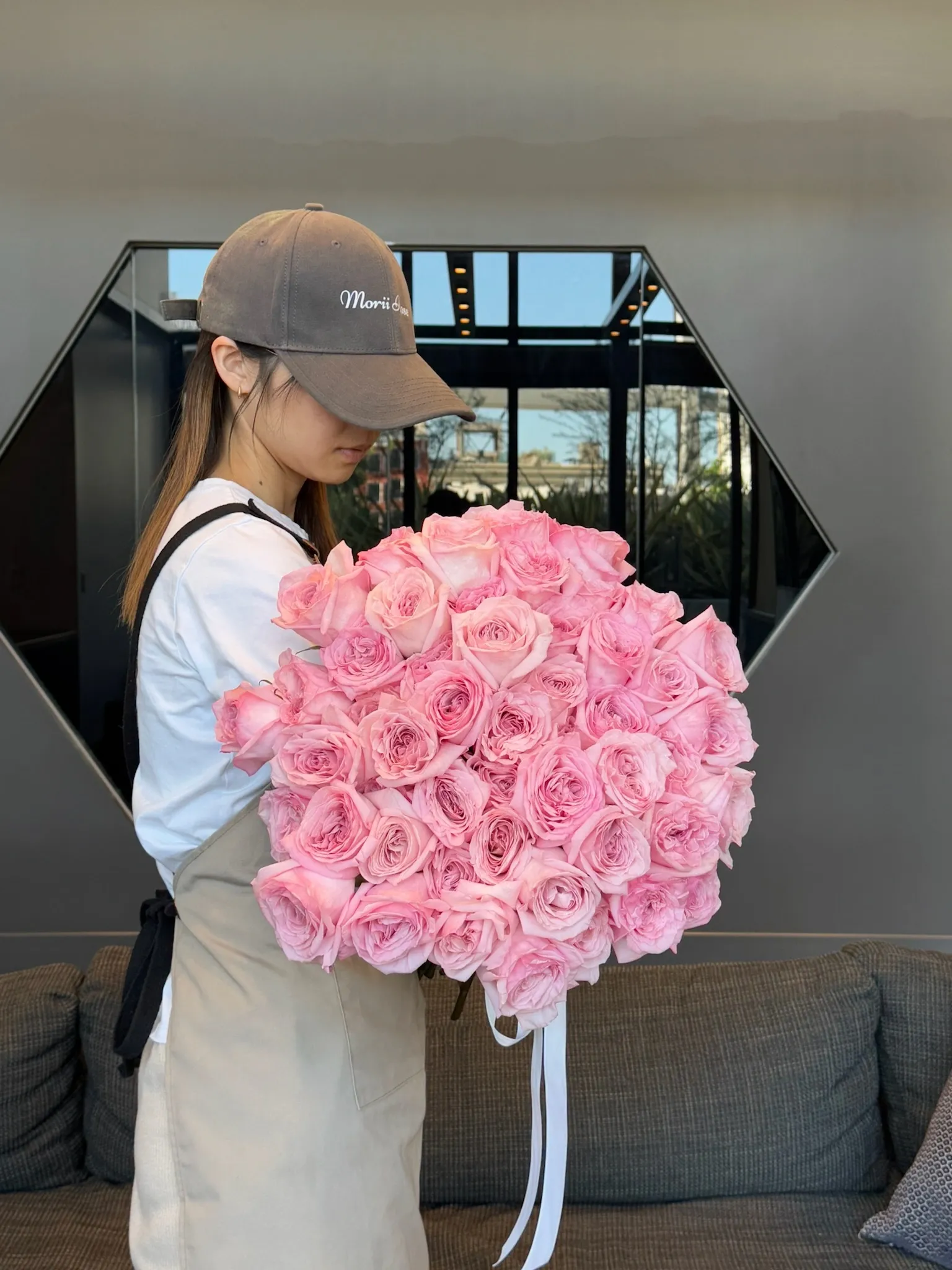 50 Pink O'hara Hand-tied Bouquet