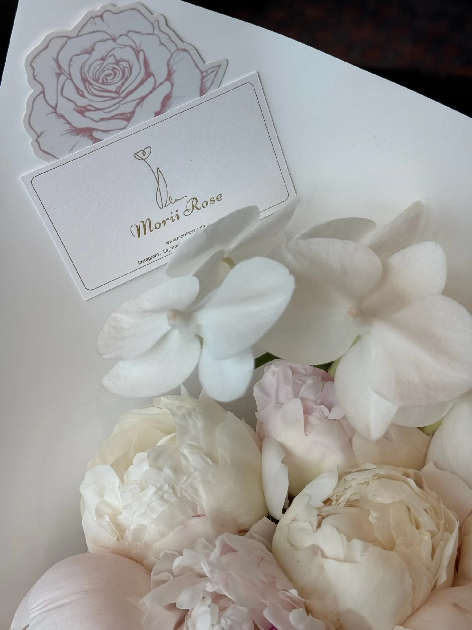 PEONY & PHALAENOPSIS ORCHID