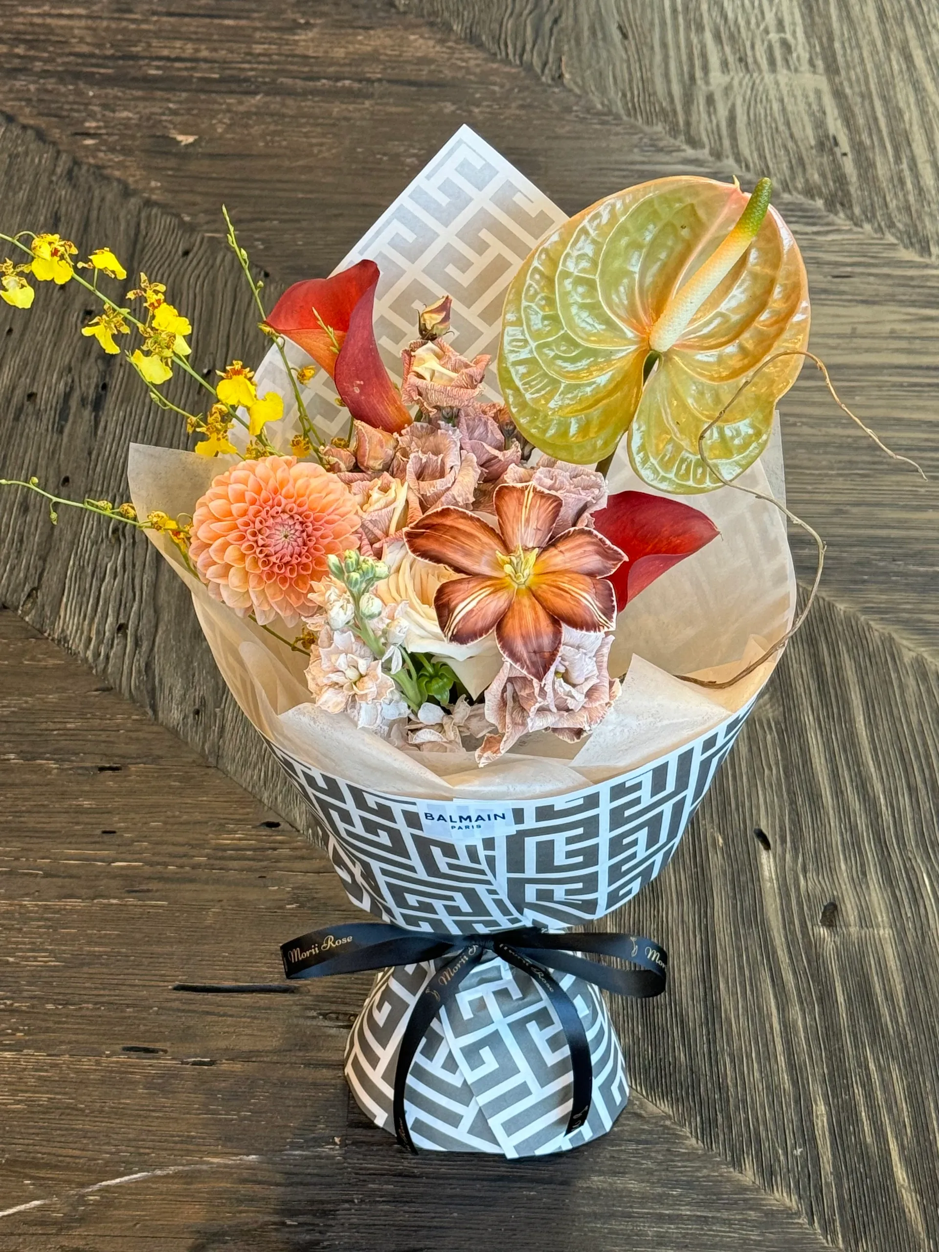 High-End Color Palette Mixed Floral Bouquet