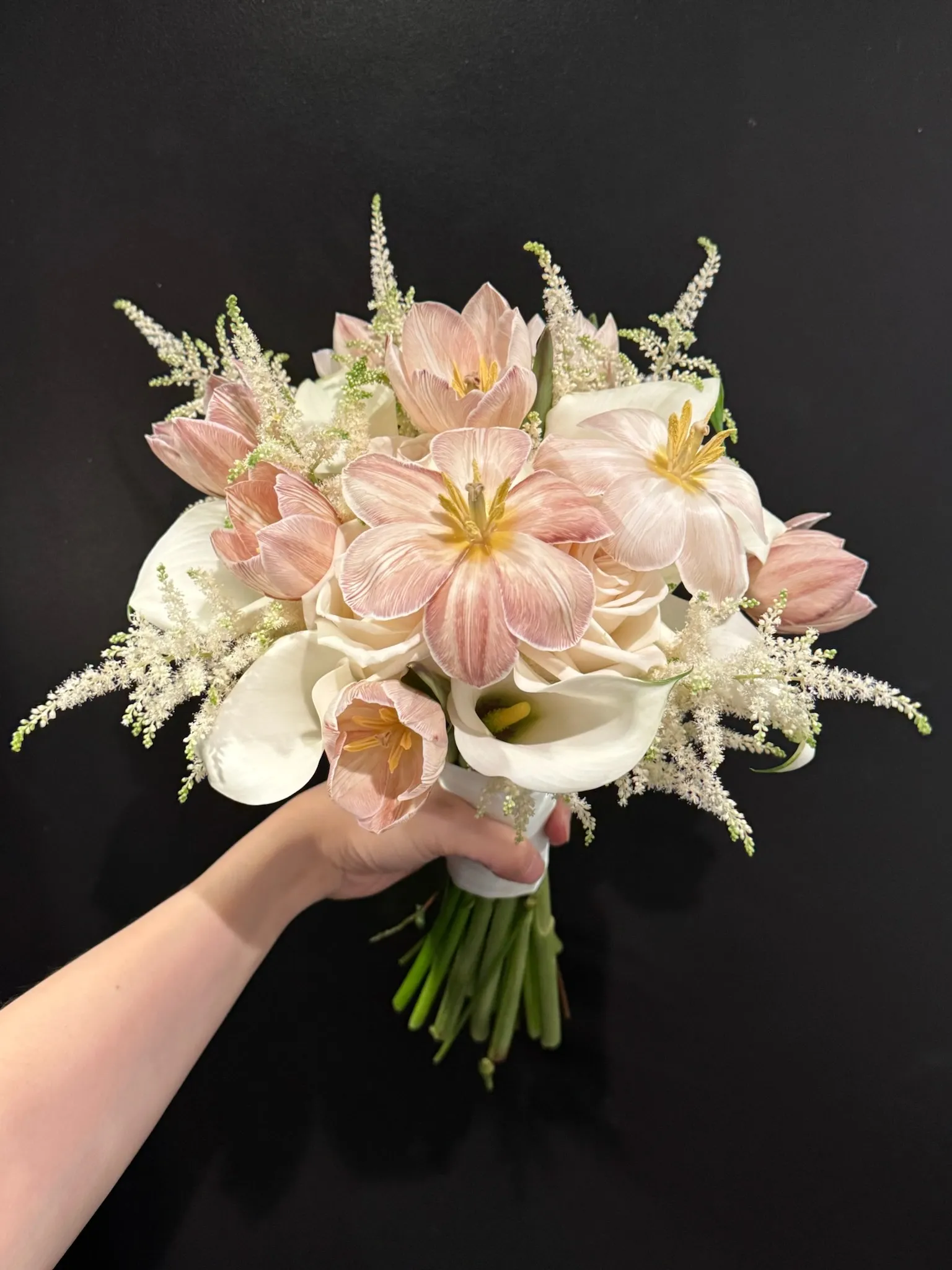 Brownie Pigmented tulip bouquet